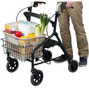 大型カゴでお買い物