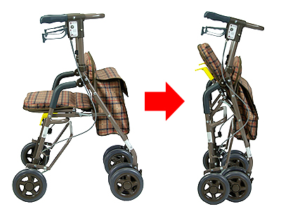 シンフォニーSP CLブラウン ｜ シルバーカー・歩行器,歩行器