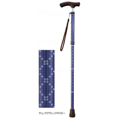 テイコブ折りたたみ式伸縮杖 首細タイプBOLD EON16 長さ73.5～83.5cm 身長約140～160cmの説明