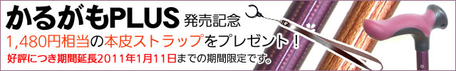伸縮杖かるがもPLUSプラス発売記念！