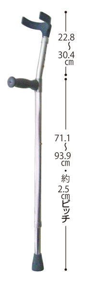 四脚杖 ロフストランドクラッチ モア オープンタイプの説明