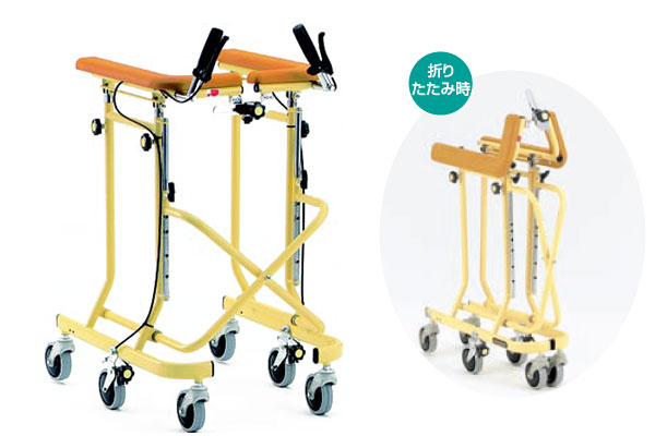 室内用6輪歩行器 ホップステップ SM-40 ブレーキ付きの説明