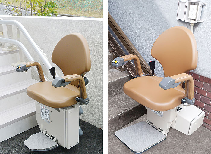 階段昇降機 いす式 自由生活屋外型 直線 曲線 階段昇降機 介護 段差解消機 いす式 介護用品の通販 販売店 品揃え日本最大級 快適空間スクリオ