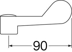 スイングレバー大 PR233F-L