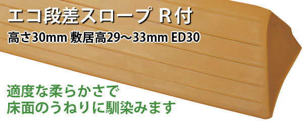 エコ段差スロープ R付き