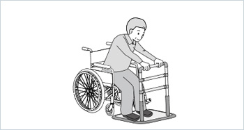 １人でも介助できます。