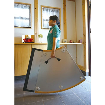 シコク Zスロープ 微笑の朝顔 カーブ型段差解消スロープ|屋外用 シコク Zスロープ 微笑の朝顔 カーブ型段差解消スロープ|屋外用