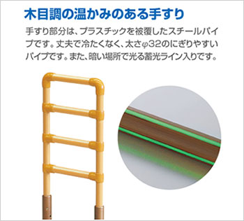 立ち上がり補助手すり たちあっぷ（ステンレス） CKA-14 使用場所