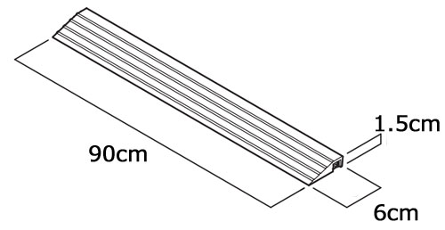 pX[v iȂEX15 ^Cv 90cm~1.5cm̐