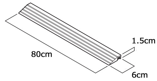 pX[v iȂEX V[g15 ^Cv 80cm~1.5cm̐