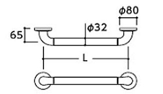 TOTOCeAEo[ eV[Yip肷jI^CvE\tgbV 80cm TS136GY8R̐@}