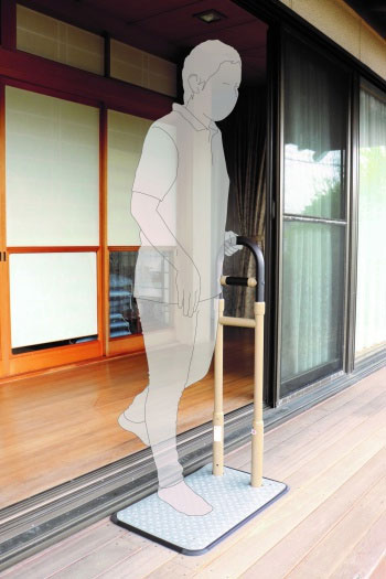 BS小桜 コンパクトタイプ置くだけ手すりの説明