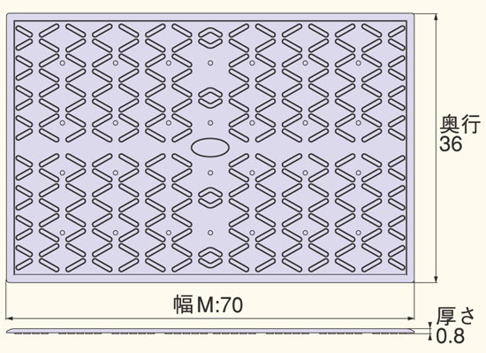 バスマット 安寿 吸着すべり止めマットMタイプ 浴槽内専用｜バスマット