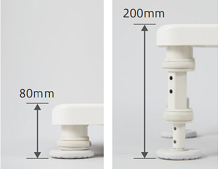 ユニプラス 浴槽内いす 80・120-200 BSN09の説明