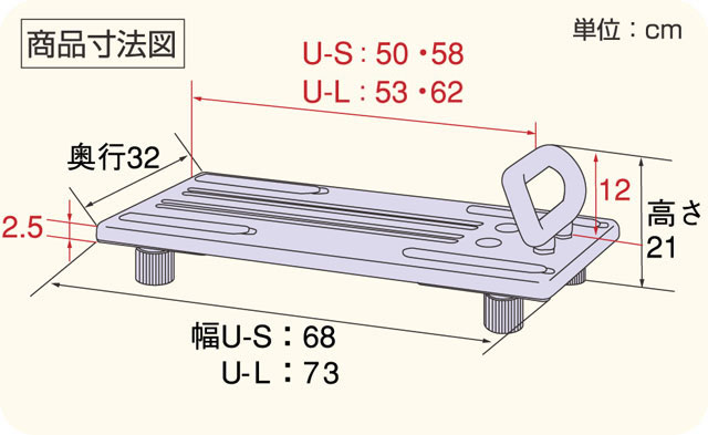 アロン化成 入浴台バスボード U-L 535-095 1台