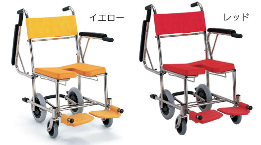 入浴・シャワー用車いすKS4 穴あきシート シャワーキャリー(入浴