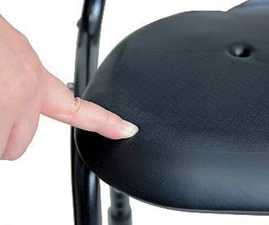 ユニプラス ミドルシャワーチェア BSU15 ひじ掛け背もたれ付き介護用風呂椅子の説明