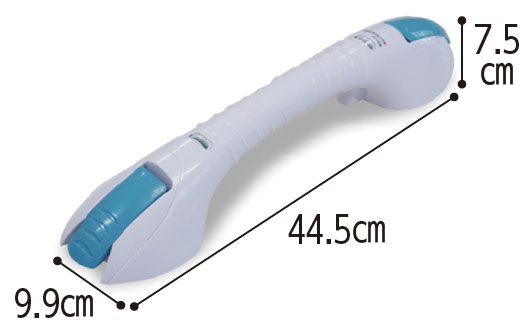 簡単設置・安心手すり クイックバー UNI-400-WX 2点固定タイプ I型
