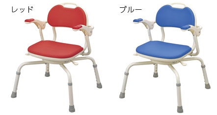 安寿 肘掛付き回転シャワーベンチ まわるくん 座面回転シャワーチェア｜風呂用椅子｜介護用品の通販・販売店【品揃え日本最大級】- 快適空間スクリオ