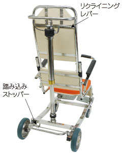 入浴・シャワー用車いすKS4 穴あきシート シャワーキャリー(入浴