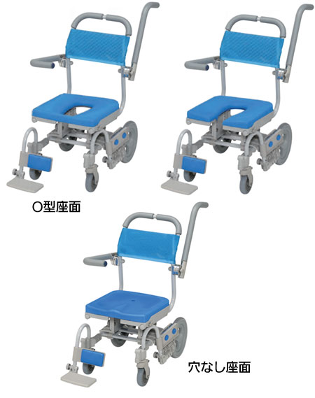 ウチエ シャワーラクV セーフティタイプ シャワーキャリー・入浴用 