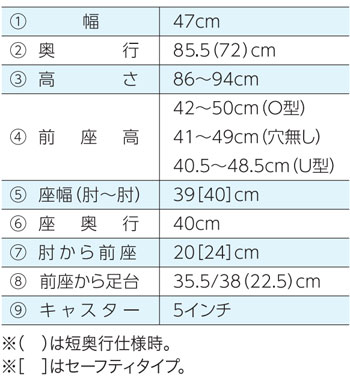 ウチエ シャワーラク四輪自在V シャワーキャリー・入浴用車椅子