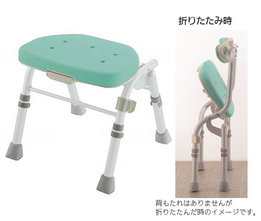 折りたたみシャワーチェアM型背なし