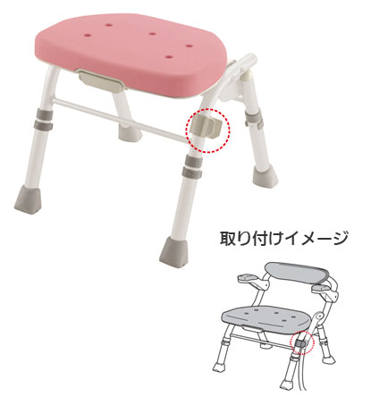 折りたたみシャワーチェアM型背なし