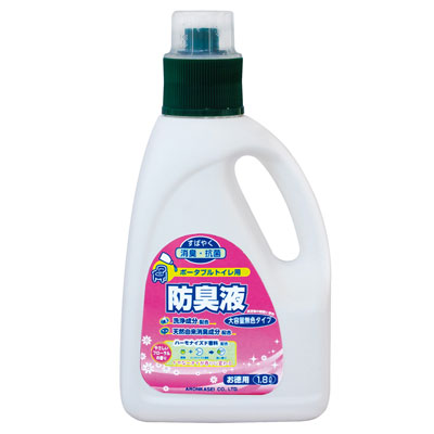 安寿ポータブルトイレ用防臭液無色タイプ 1800ミリリットル 安寿ポータブルトイレ用防臭液無色タイプ 1800ミリリットル