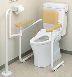TOTO トイレ用手すり・アシストバー付 EWC221｜トイレ用手すり｜介護用品の通販・販売店【品揃え日本最大級】- 快適空間スクリオ