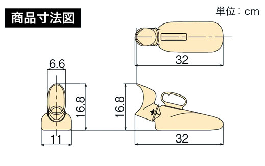 ユリフィット尿器 女性用の説明