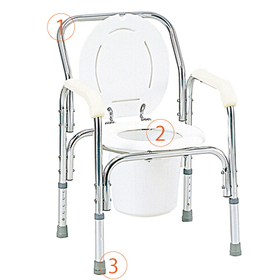 トイレチェア MLA-02011 シャワーチェア