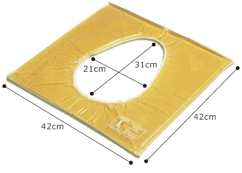 便座用アクションパッド #3300 カバーなし ポータブルトイレ用｜紙巻器