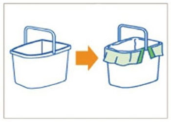 ポータブルトイレ用使い捨て紙バッグ 15枚入り×2個セット