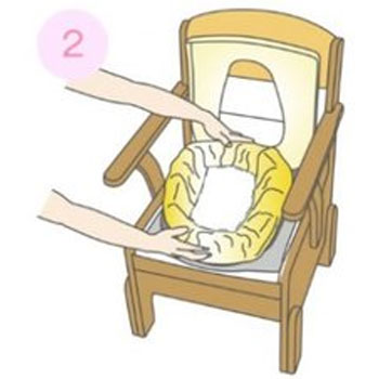 トイレ処理袋ワンズケア 30枚入り×2セット（計60枚） ポータブルトイレ専用の処理袋