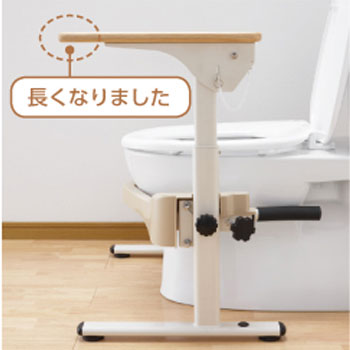 安寿 洋式トイレ用フレームS SUS はねあげR2（ステンレス 