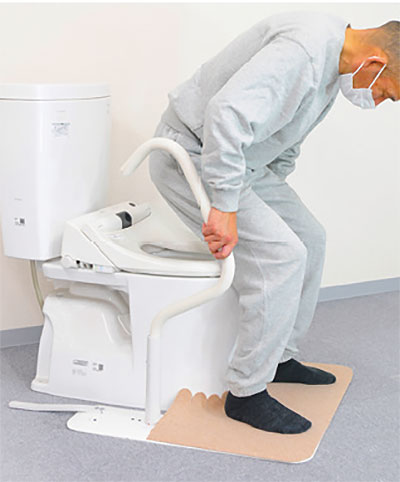 トイレエイド据置式タテマースの説明