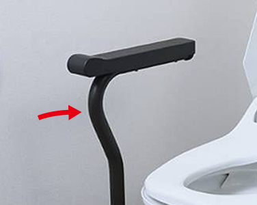 トイレ用片手すり　スムーディ  XPN-L80833　工事不要の説明