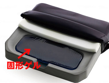 車椅子専用クッション 体圧分散クッション・座布団 座然 吟 ZC-G01・ZC 