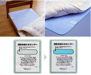 布団、マット内の湿気を吸収するマットの説明