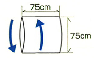 ڏT|[g ڍV[g MTCYi75~75cmj̐