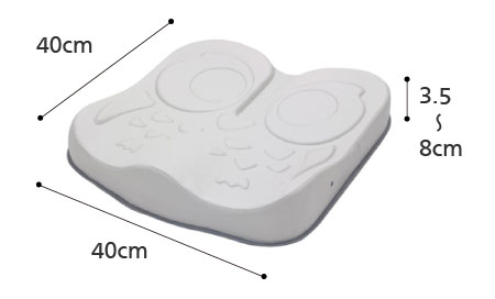 アウルREHA 3Dジャスト OWL25-BK1-4040 体圧分散 ジェルクッション