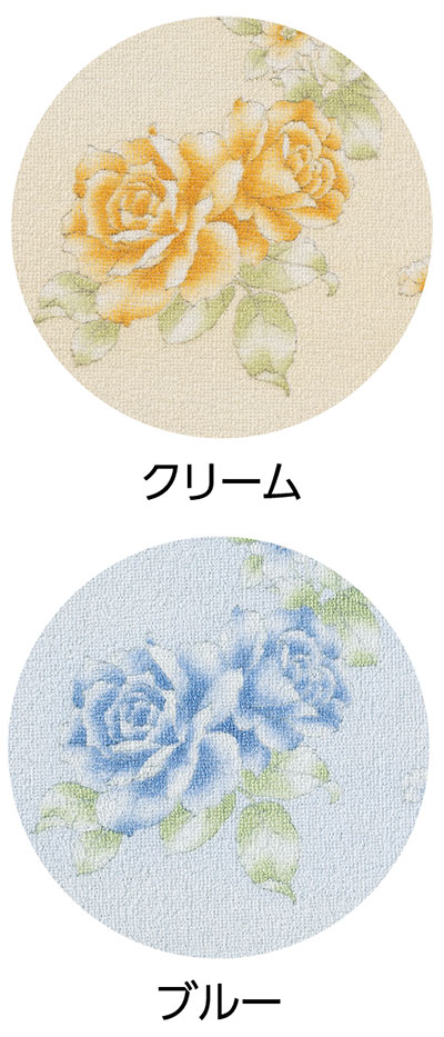 日本製 花柄プリント防水シーツ（大） 38942 洗い替えにうれしい2枚組の説明