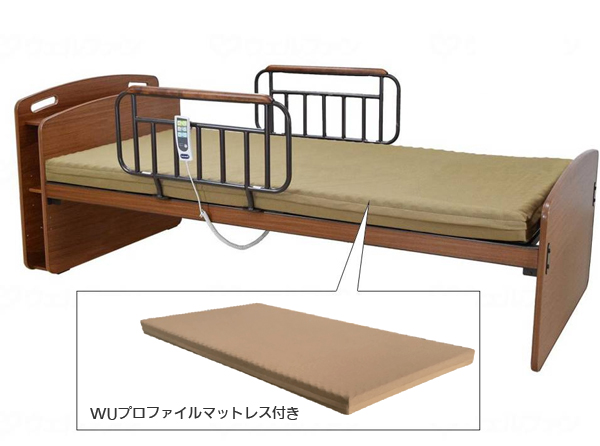 電動介護ベッド ラクセーヌST910CT 2モーター WUプロファイルマットレス付きの説明