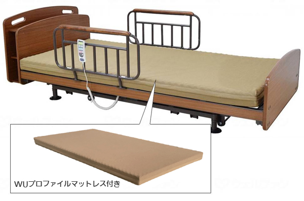 電動介護ベッド ラクセーヌst910ct 2 1モーター Wuプロファイルマットレス付き 電動介護ベッド 1モーター その他 介護用品の通販 販売店 品揃え日本最大級 快適空間スクリオ