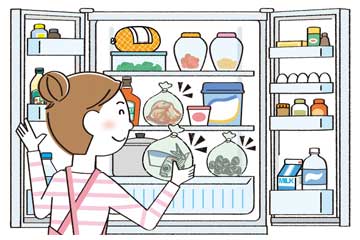 においが移りやすい食品にも