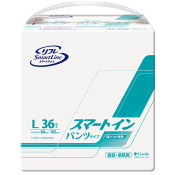 リブドゥ スマートイン パンツタイプ 大人用おむつ 1ケース(4袋入り ...