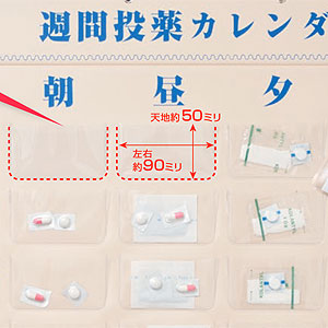 週間投薬カレンダー