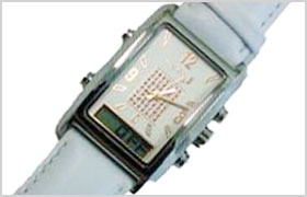振動式アナログ腕時計 バイブラクオーツJ VQ500J アラームを振動で 