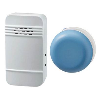 電池を使わないワイヤレスチャイムセット 防水押しボタン WC-S6041AC